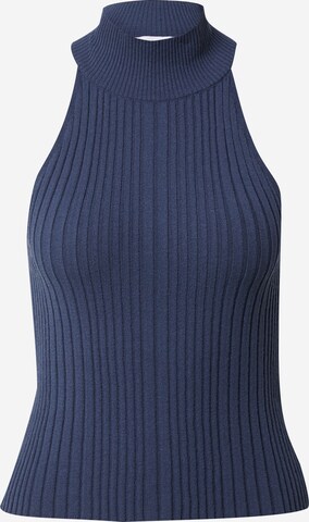 TOPSHOP - Top de punto en azul: frente