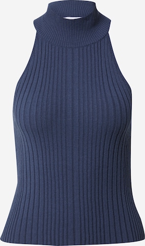 TOPSHOP Knitted Top in Blue: front