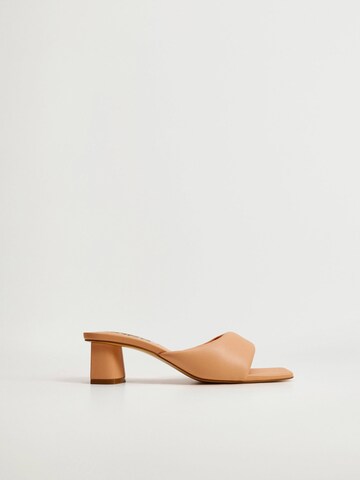 MANGO Mules 'Fluf' in Orange