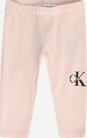 Calvin Klein Jeans Leggingsit värissä vaaleanpunainen: edessä