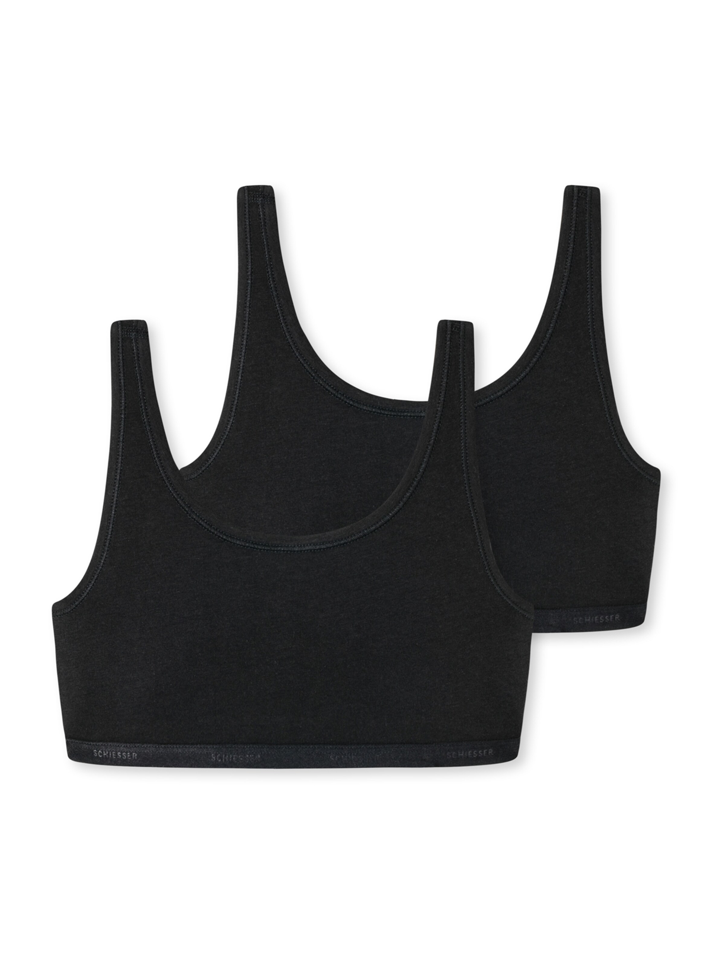 Bustier Soutiens-gorge SCHIESSER en noir : devant