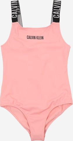 Calvin Klein Swimwear Baddräkt 'Intense Power' i rosa: framsida