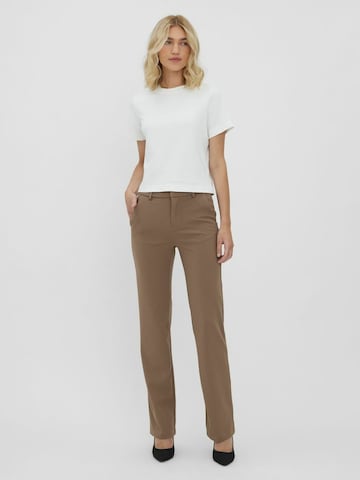 VERO MODA Regular Broek in Bruin