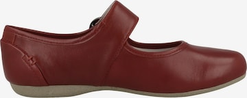 JOSEF SEIBEL Ballet Flats with Strap 'Fiona' in Red