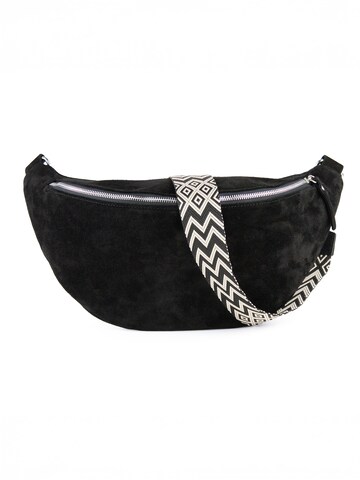 lePelou Fanny Pack 'GENOVA' in Black: front