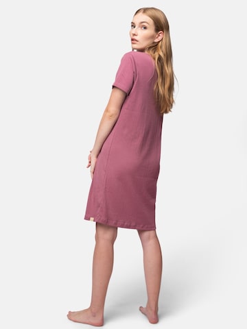greenjama Nightgown 'Derby-Rib' in Purple