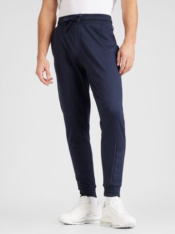 BOSS Regular Broek in Blauw: voorkant