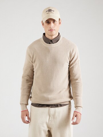 SCOTCH & SODA - Jersey en beige: frente