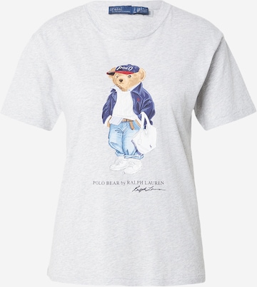 pilka Polo Ralph Lauren Marškinėliai: priekis