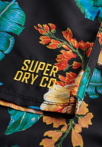 Superdry Zwemshorts in Zwart