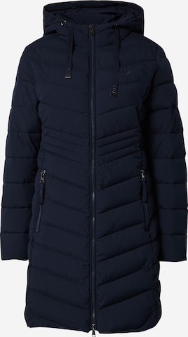 Lauren Ralph Lauren Wintermantel in Blauw: voorkant