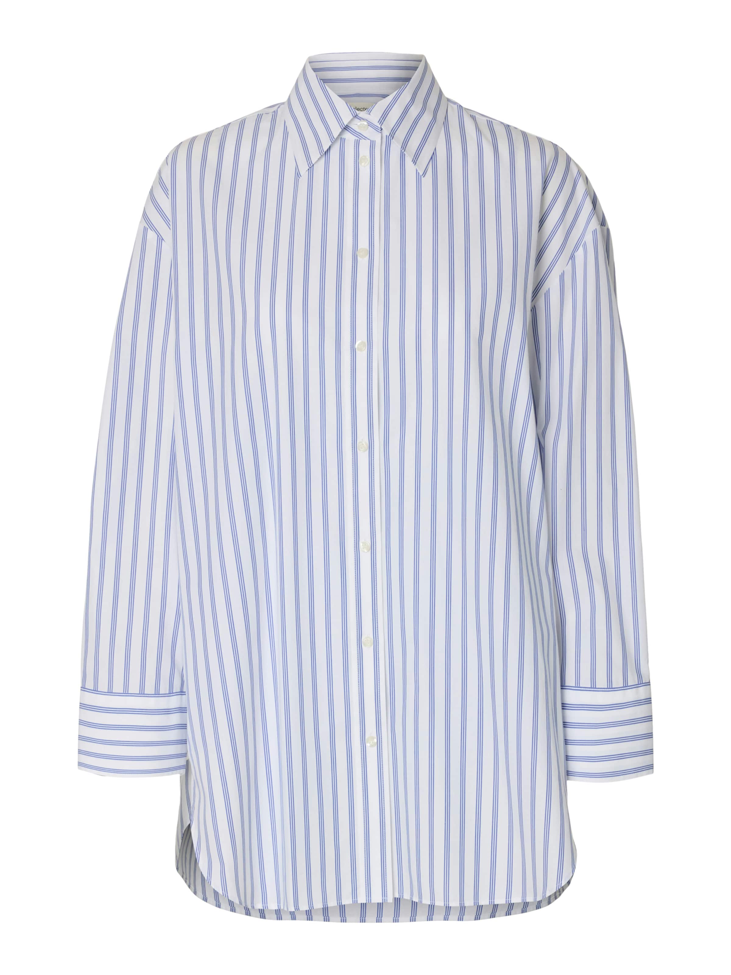 SELECTED FEMME Blouse 'SLFMILO' in Blauw: voorkant