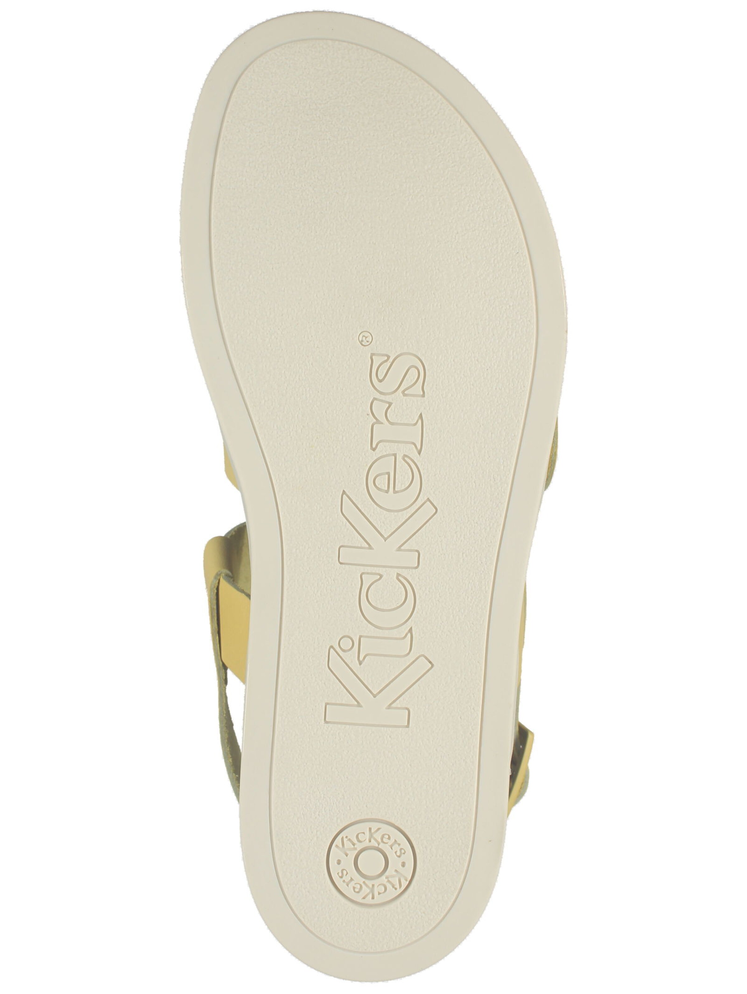 Sandalo con cinturino di Kickers in giallo