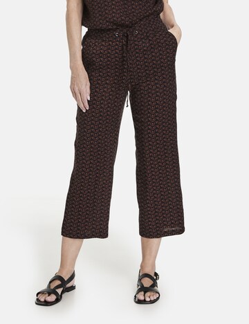GERRY WEBER Wide Leg Hose in Braun: Vorderseite