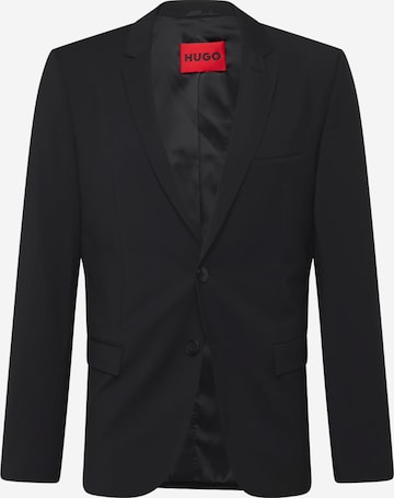 Coupe slim Veste de costume 'ARTI' HUGO en noir : devant