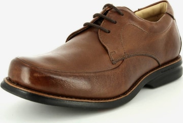Anatomic Lace-Up Shoes in Brown: front