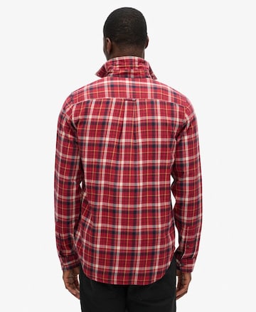 Superdry Regular fit Overhemd in Rood