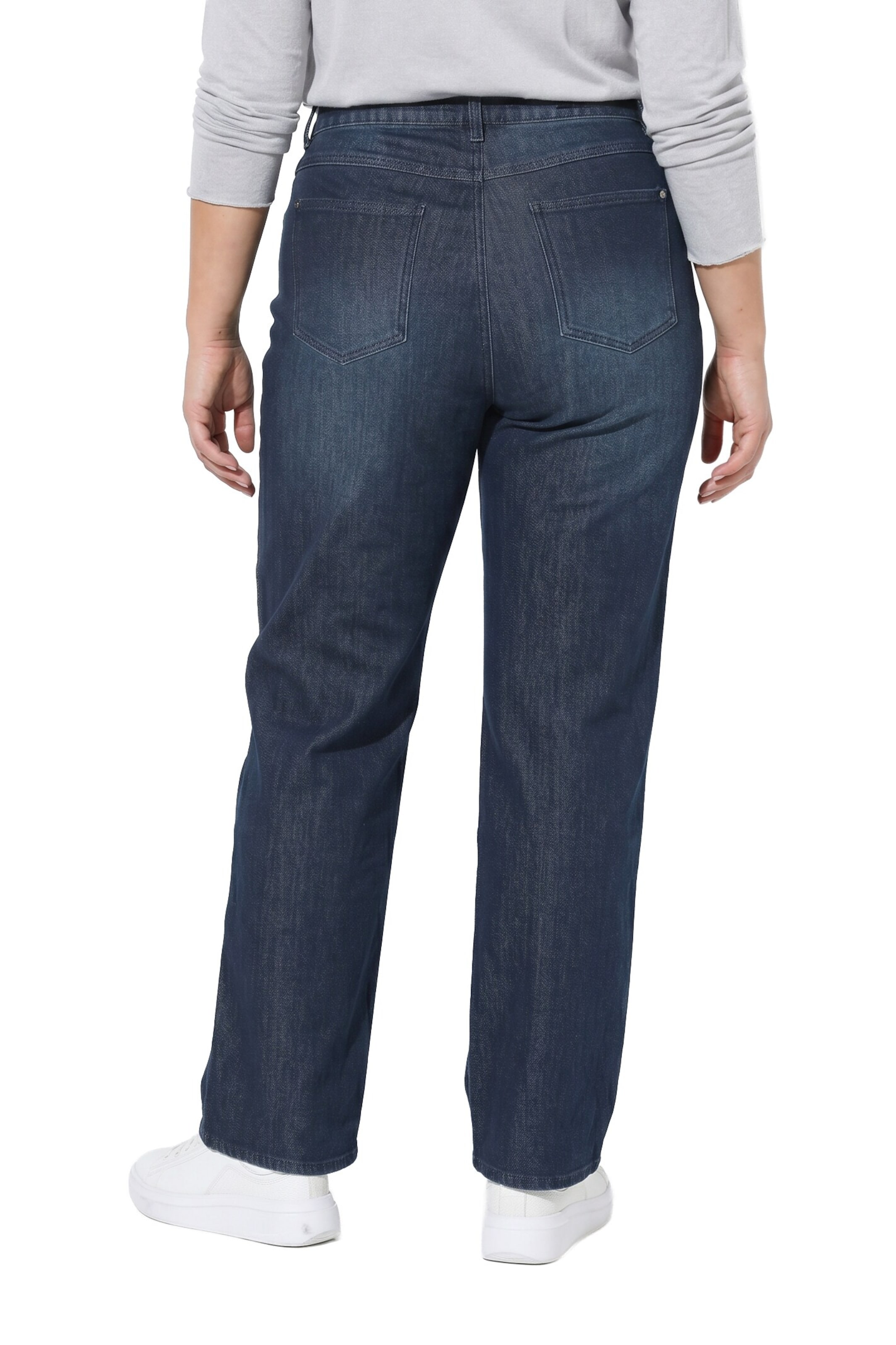 Ulla Popken Regular Jeans in Blauw