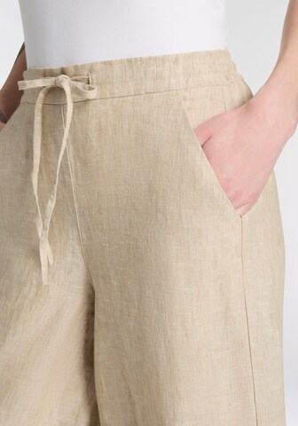 MAC Wide Leg Hose in Beige