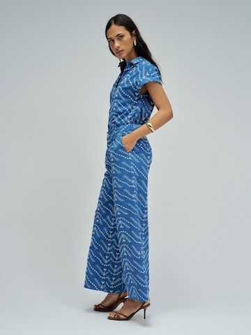 Salsa Jeans Regular Chino in Blauw: voorkant