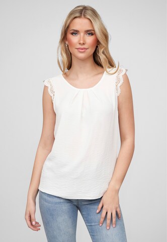 Cloud5ive Blouse in Wit: voorkant