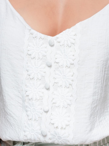 Top di Ombre in bianco