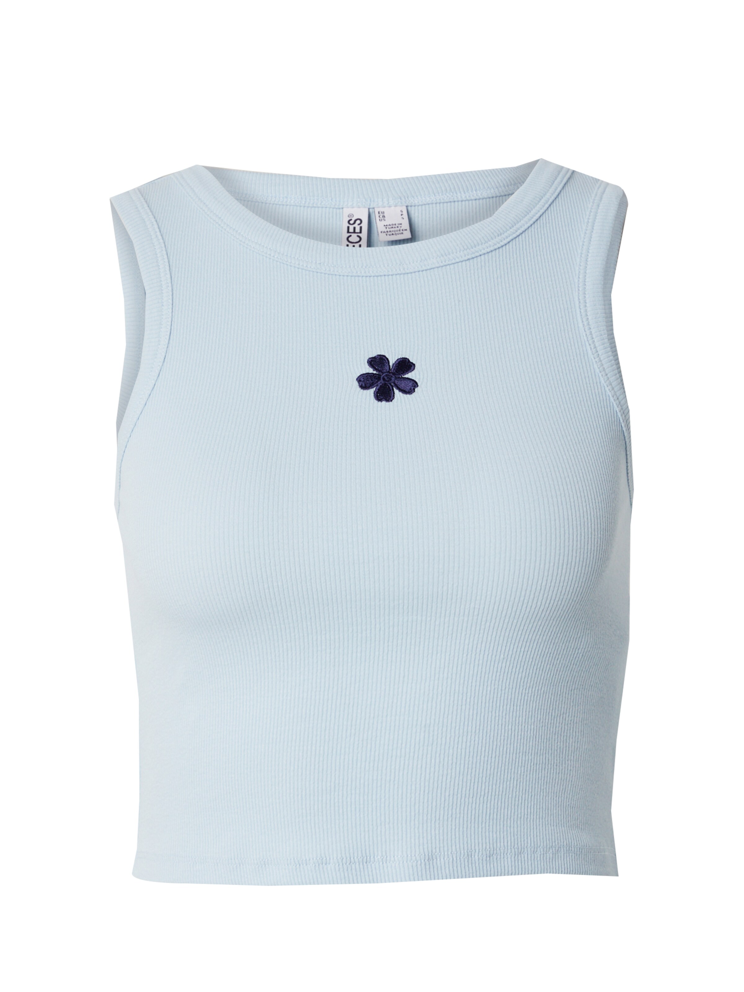 Top 'PCMIMI' di PIECES in blu: frontale