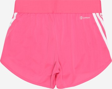 ADIDAS SPORTSWEAR Regular Sports trousers 'Aeroready 3-Stripes ' in Pink