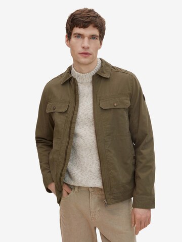 TOM TAILOR Between-Season Jacket in Green: front