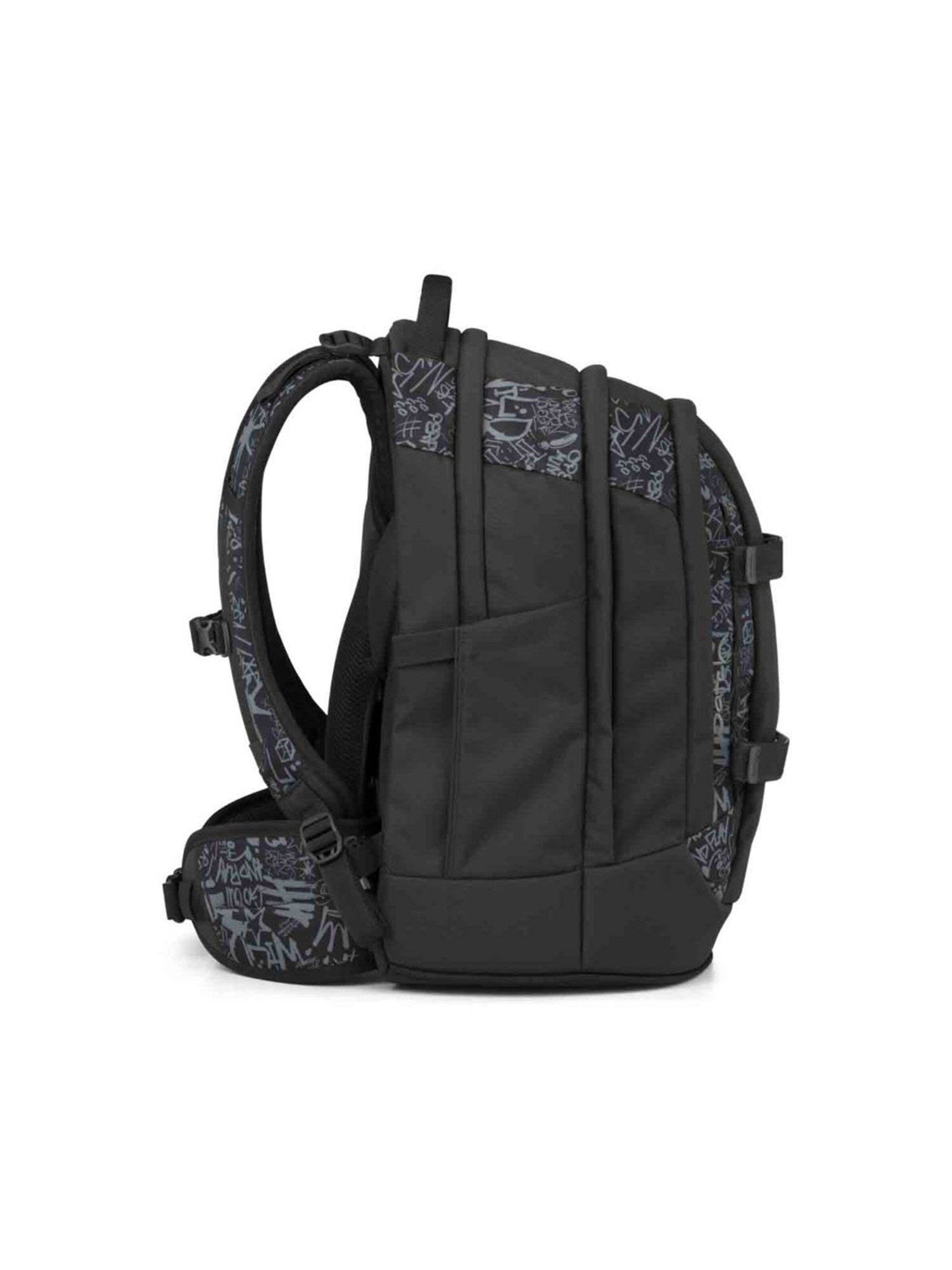 Satch Backpack 'Pack Schulrucksack Set 3tlg' in Grey