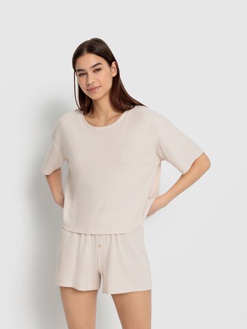 Pyjama LSCN by LASCANA en beige : devant