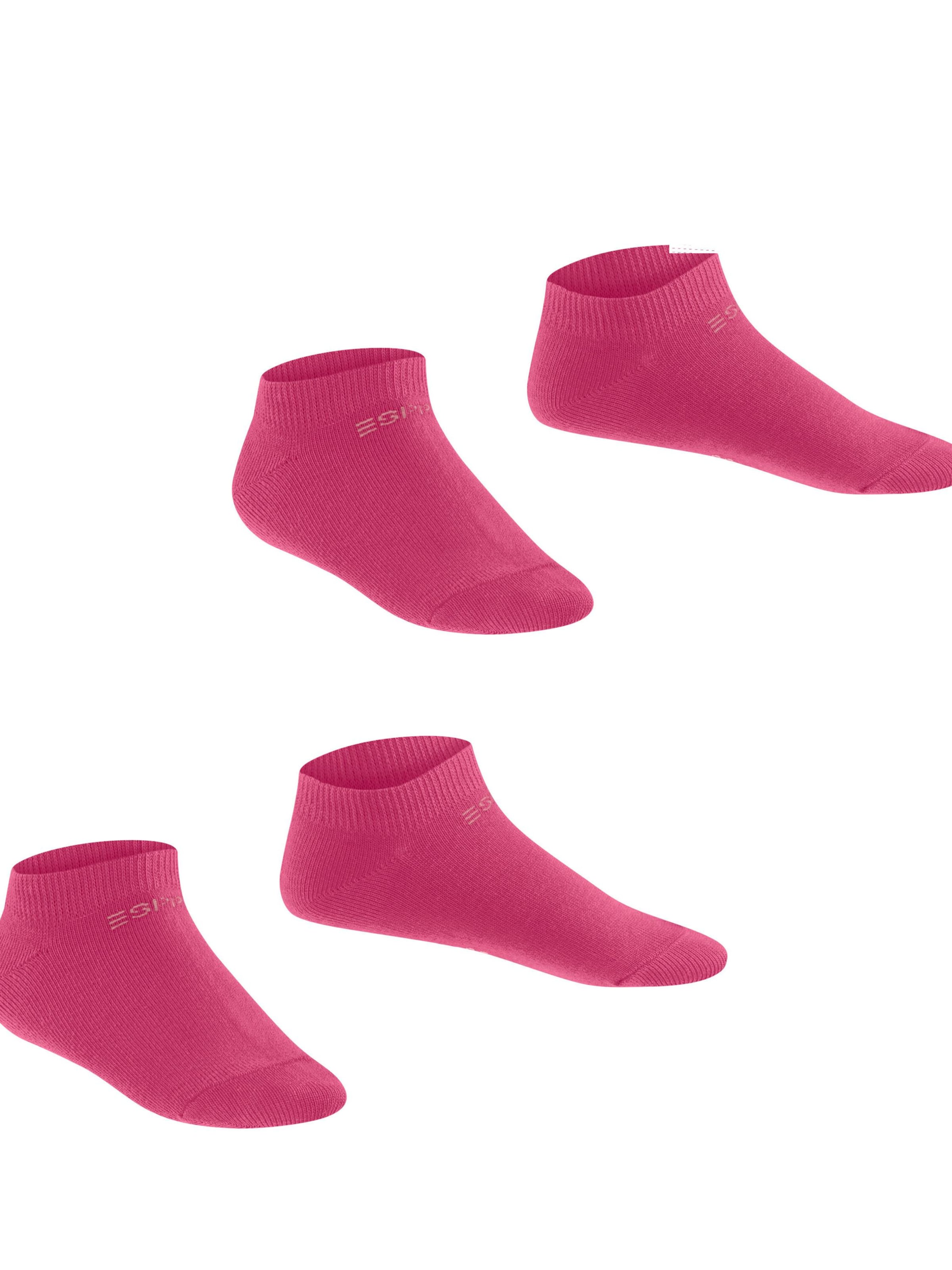 ESPRIT Socken 'Foot Logo 2-Pack'‌‌‌ in Rot