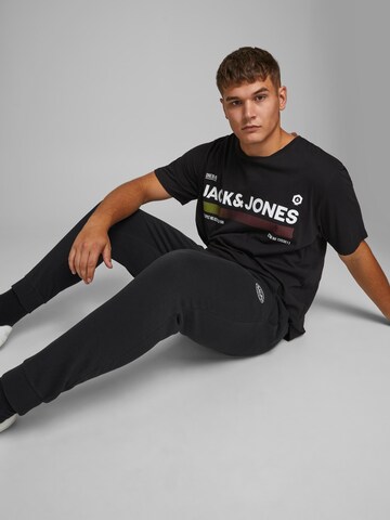 Jack & Jones Plus Tapered Byxa 'Gordon' i svart