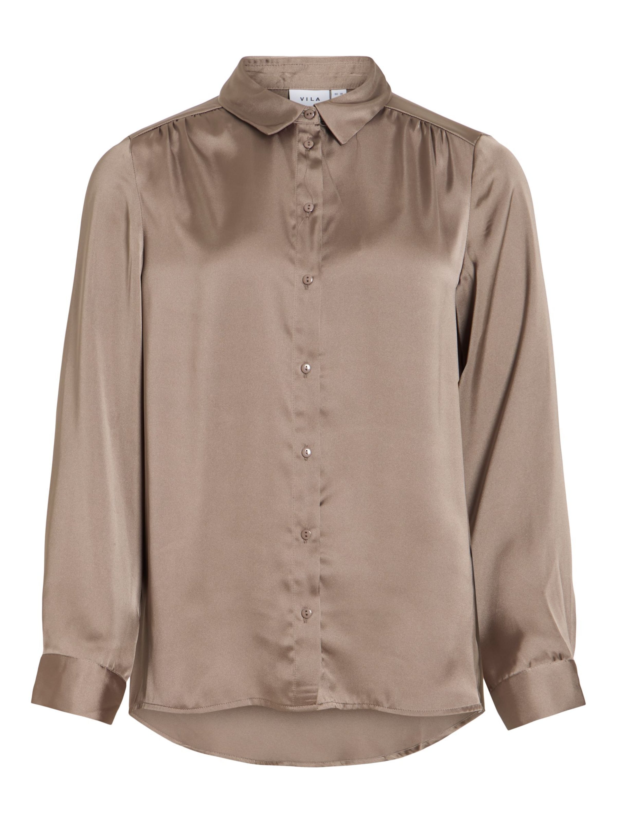 VILA Bluse 'VISOFIE' in Grau: Vorderseite