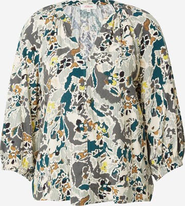 s.Oliver Blouse in Groen: voorkant