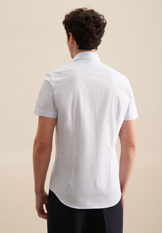 SEIDENSTICKER Slim fit Zakelijk overhemd in Blauw