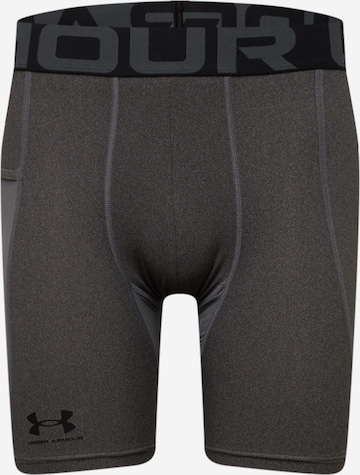 UNDER ARMOUR Skinny Sportbroek in Grijs: voorkant