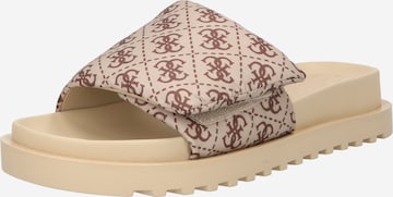 GUESS Mules 'FABETZY' in Beige: front