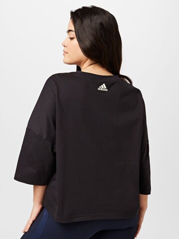 ADIDAS SPORTSWEAR Performance shirt 'Farm Rio Graphic ' in Black