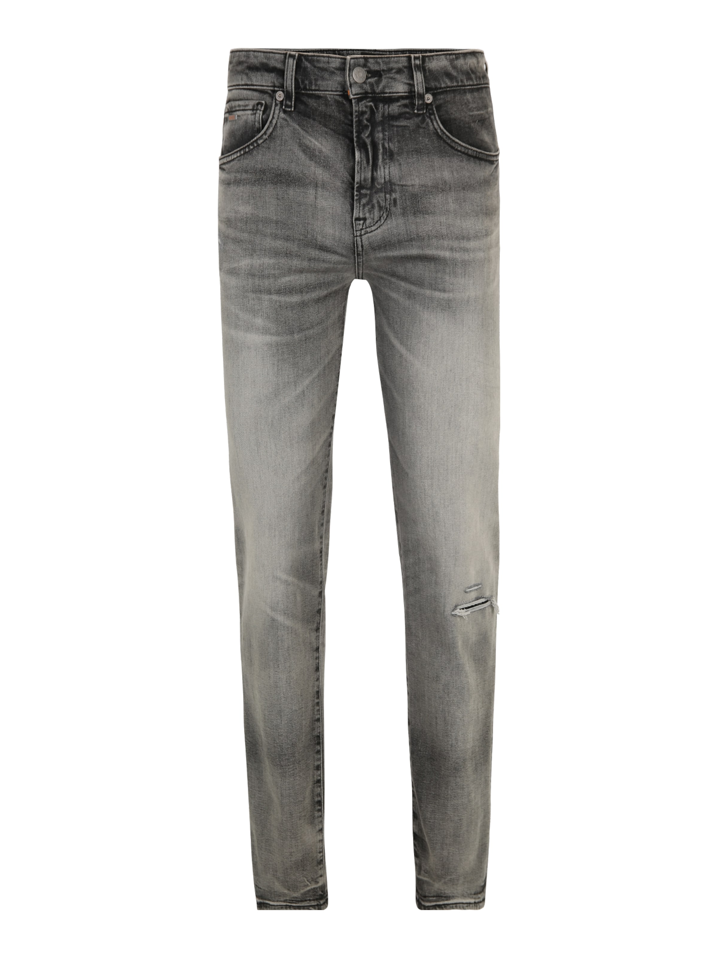 Coupe slim Jean 'Re.Maine' BOSS en gris : devant