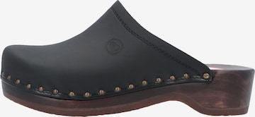 BERKEMANN Clogs 'Natur-Toeffler' in Black: front