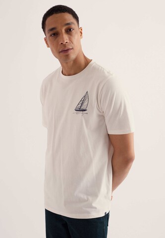 Seasalt Cornwall Shirt 'Loggerhead' in Wit: voorkant