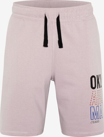 Oklahoma Jeans Pants ' aus Baumwollmix ' in Pink: front