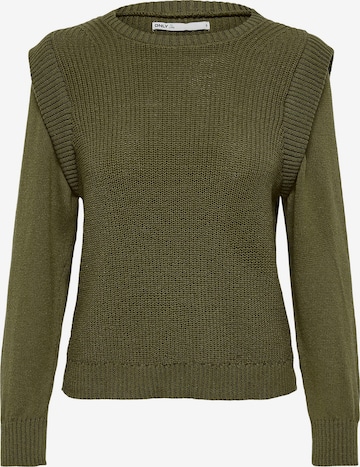Pullover 'Birch' di ONLY in verde: frontale