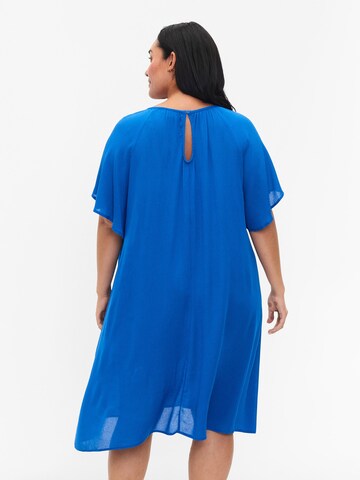 Zizzi - Vestido de verano 'ROSE' en azul