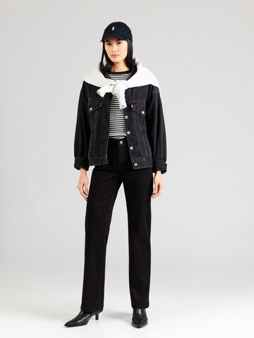 MAC Bootcut Jeans in Schwarz