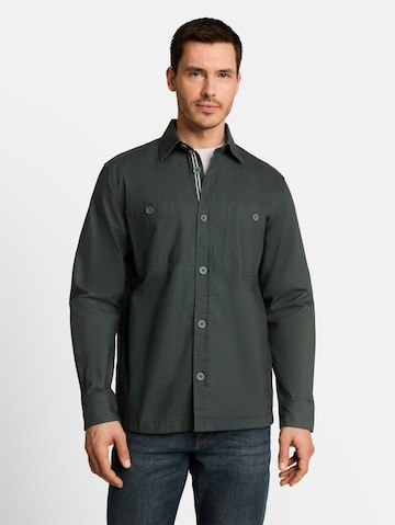 TOM TAILOR Regular fit Button Up Shirt in Green: front
