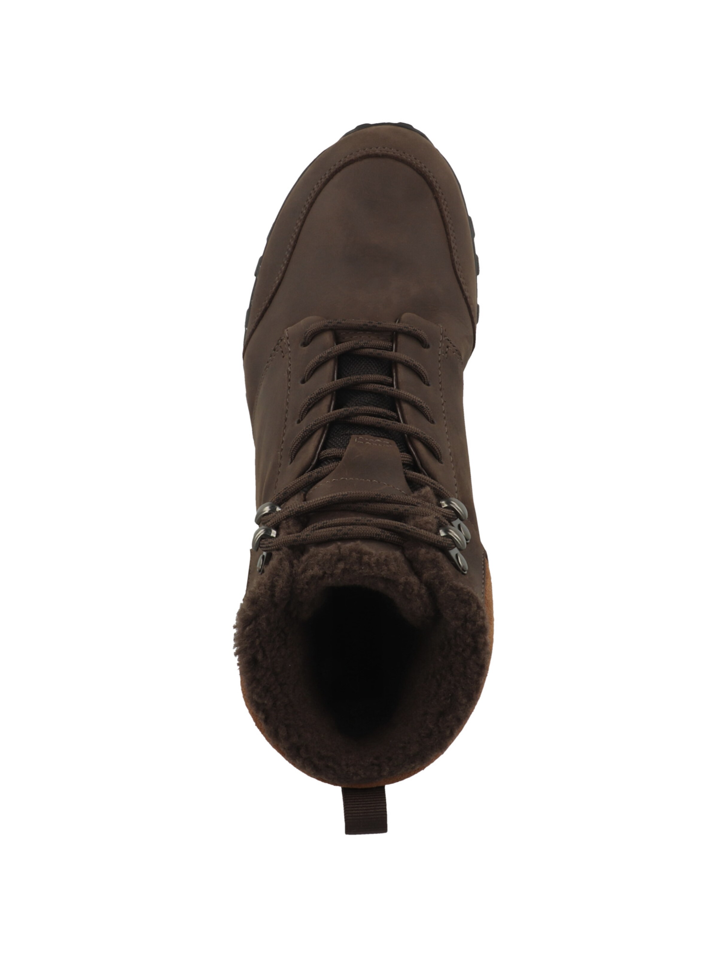 CLARKS - Botas com atacadores em castanho