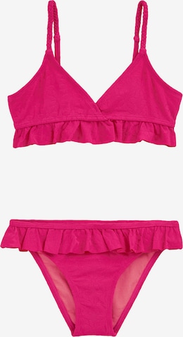 WE Fashion Kolmio Bikini värissä vaaleanpunainen: etupuoli