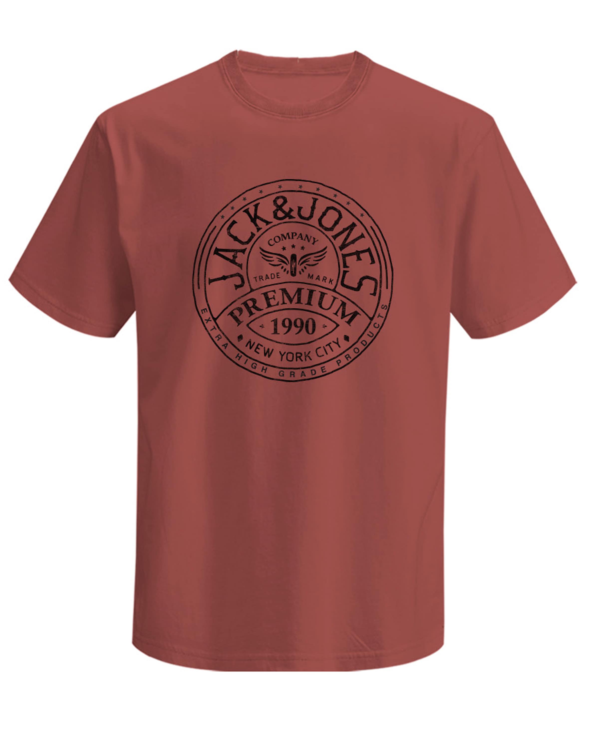 raudona Jack & Jones Premium Marškinėliai 'JPRBLUZACK': priekis